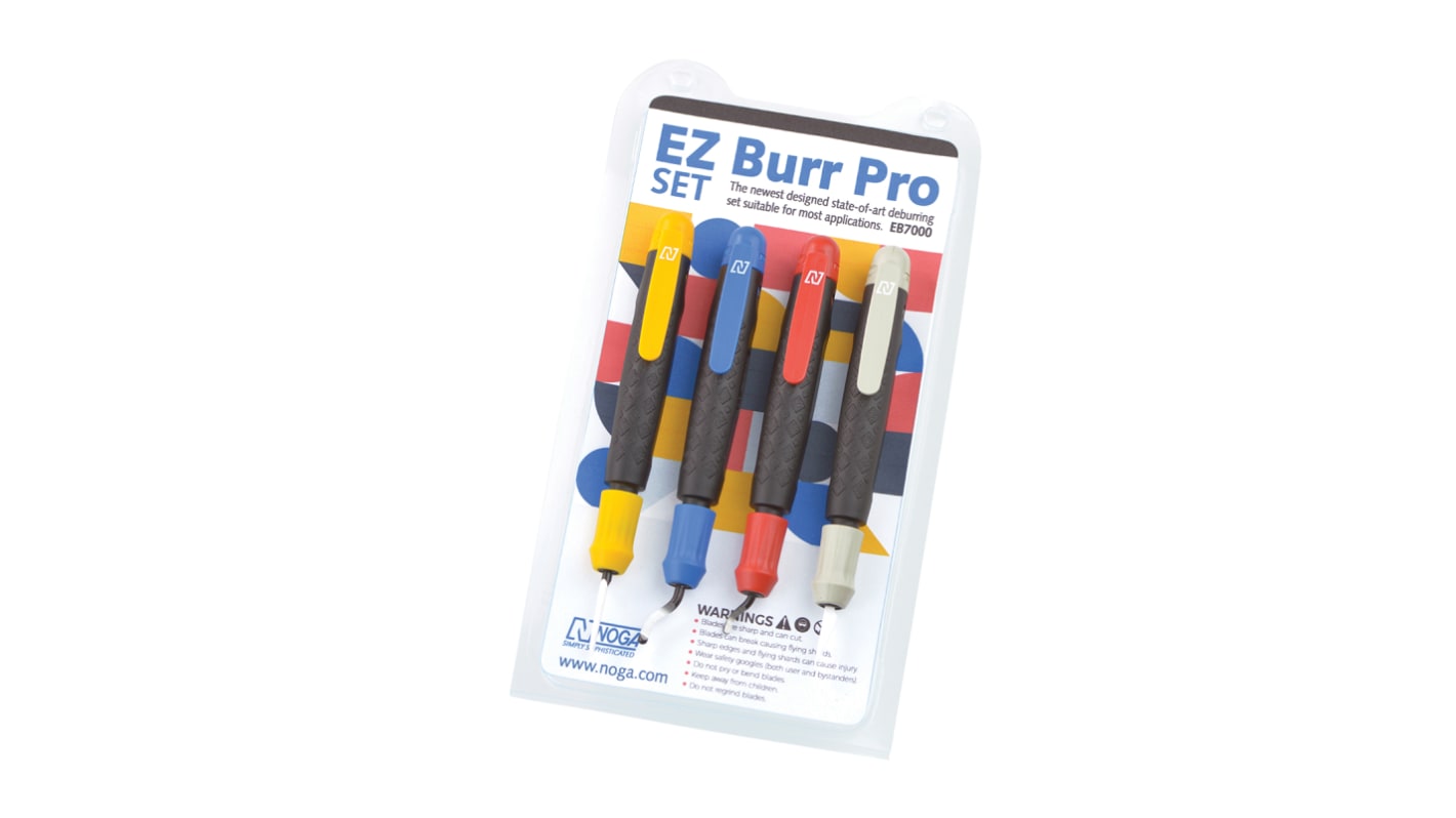 EB7000 Noga Deburring Tool Kit, HSS Blade RS