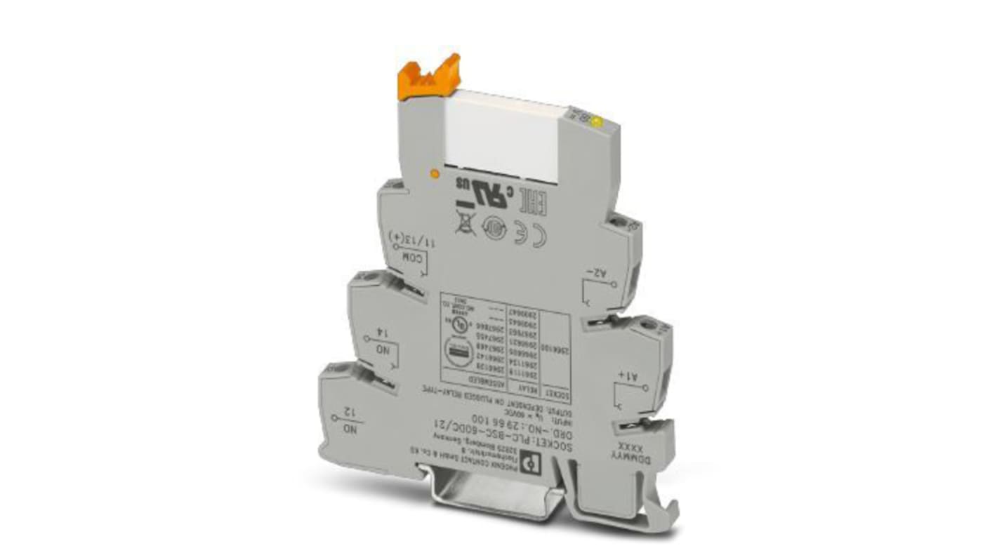 Phoenix Contact Interface Relay, DIN Rail Mount, 60V dc Coil, SPDT