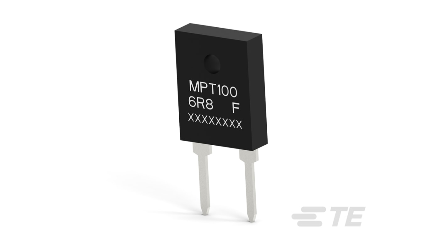 TE Connectivity 4.7kΩ Power Film Through Hole Fixed Resistor 100W 1% MPT100C4K7F
