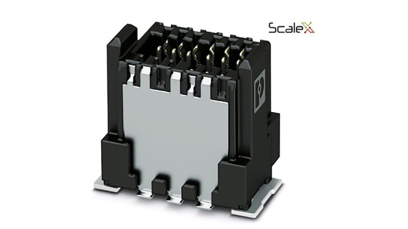 Phoenix Contact FP 0.8/ 20-MV-SH Series Surface Mount PCB Header, 20 Contact(s), 0.8mm Pitch, 2 Row(s), Shrouded