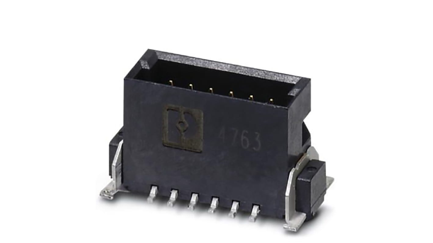 Phoenix Contact FP 1.27/ 20-MV Series Surface Mount PCB Header, 20 Contact(s), 1.27mm Pitch, 2 Row(s), Shrouded