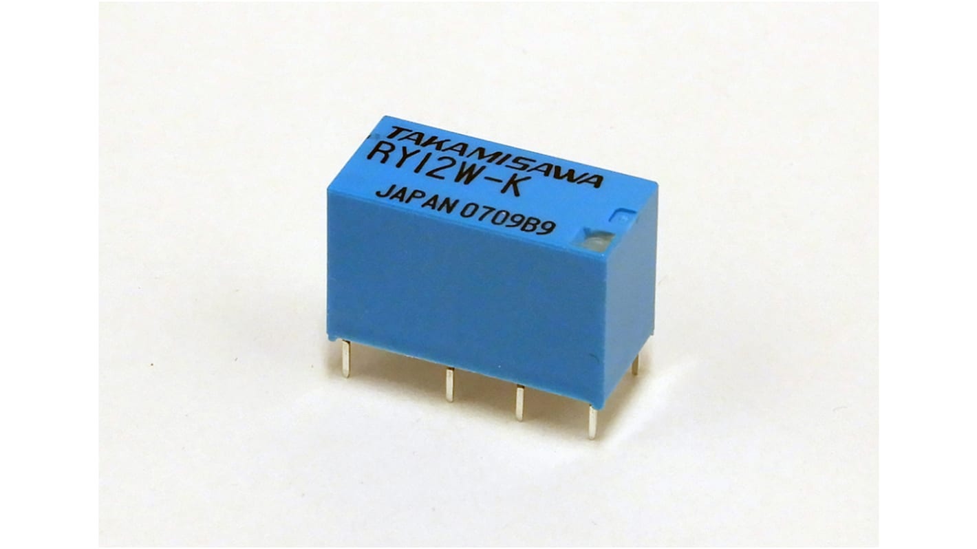 Fujitsu RY Signalrelais THT, 5V dc Spule, 2-poliger Wechsler, 1A, 120V ac / 60V dc, Durchsteckmontage