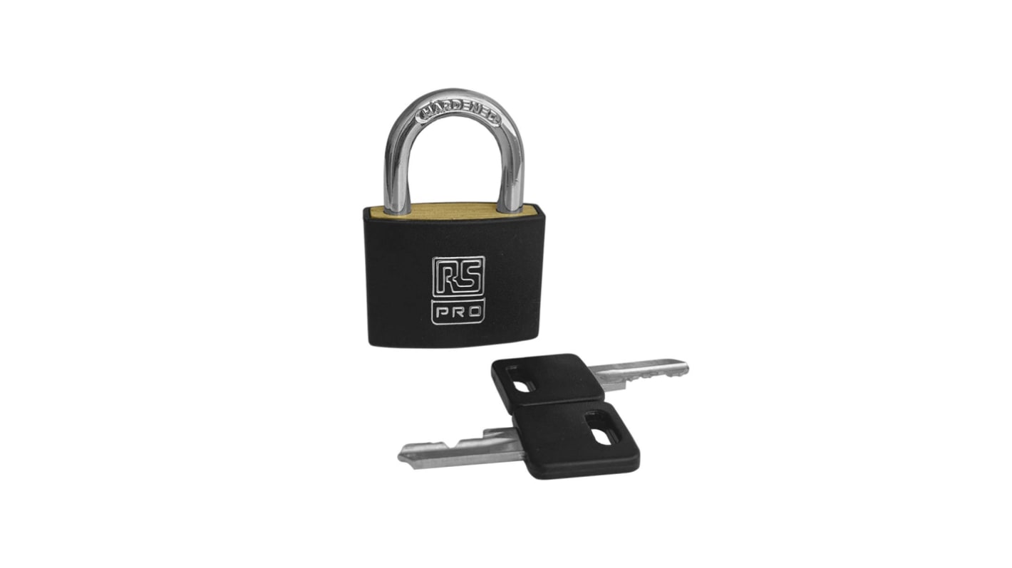 RS PRO Key Padlock, Keyed Alike, 6mm Shackle, 43mm Body