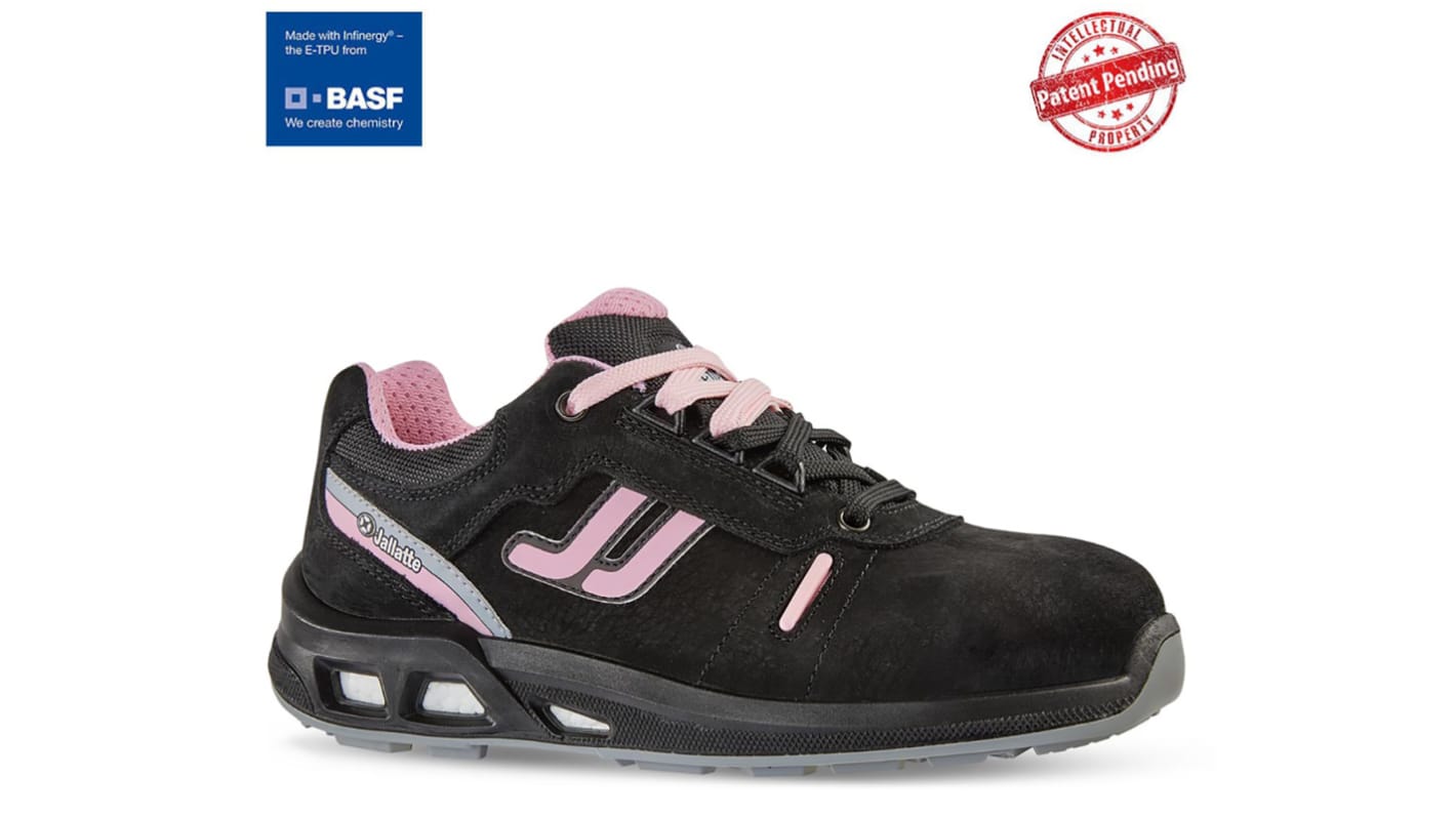 Jallatte J ENERGY Women's Black Aluminium  Toe Capped Safety Trainers, UK 4, EU 37