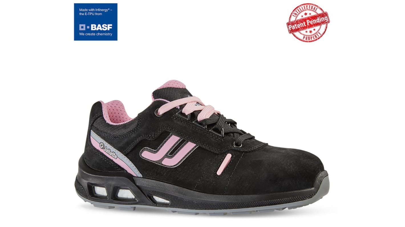 Jallatte J ENERGY Women's Black Aluminium  Toe Capped Safety Trainers, UK 6.5, EU 40