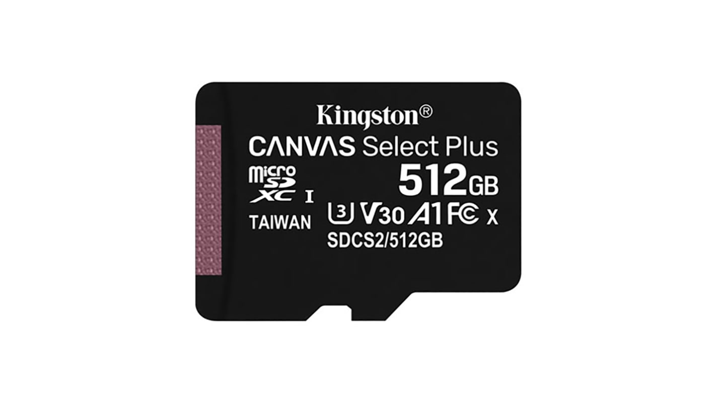 Kingston Canvas Select Plus MicroSD Micro SD Karte 512 GB Class 10, UHS-I