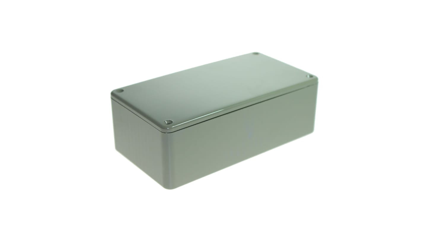 RS PRO Grey ABS General Purpose Enclosure, IP54, Grey Lid, 150 x 80 x 50mm