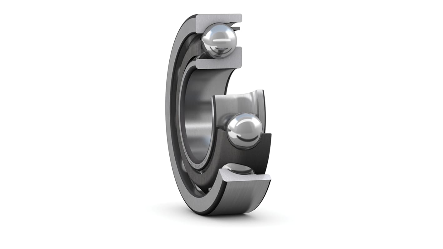 SKF Einreihiges Schrägkugellager Kugellager 1-reihig , Innen-Ø 40mm / Außen-Ø 90mm, Breite 23mm