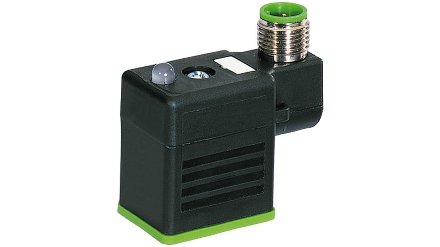 Murrelektronik Limited 3P DIN 43650 B, Female DIN 43650 Solenoid Connector with Indicator Light, 24 V Voltage