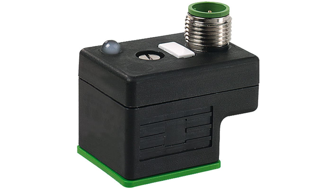 Murrelektronik Limited 3P+E DIN 43650 A, Female DIN 43650 Solenoid Connector,  with Indicator Light, 24 V Voltage