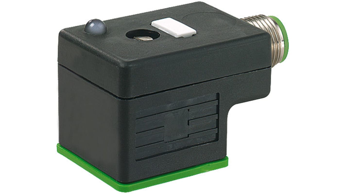 Murrelektronik Limited 3P DIN 43650 A, Female DIN 43650 Solenoid Connector,  with Indicator Light, 24 V Voltage