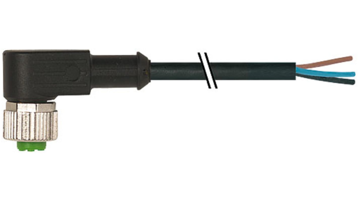 Murrelektronik Limited Right Angle Female 5 way M12 to Unterminated Sensor Actuator Cable, 5m