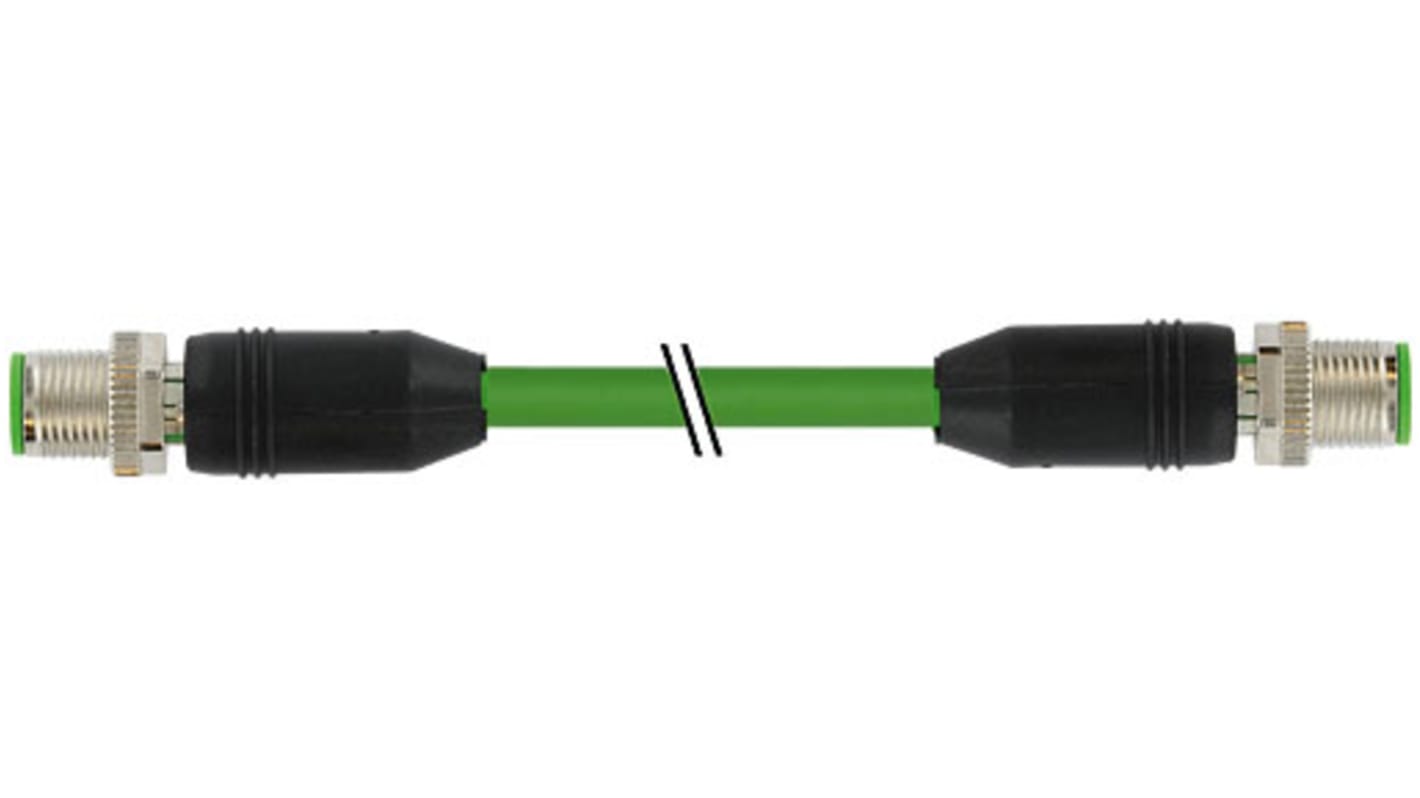 Murrelektronik Sensorkabel M12 Buchse 0° / Freies Ende – 3-polig, 3 M, Schwarz