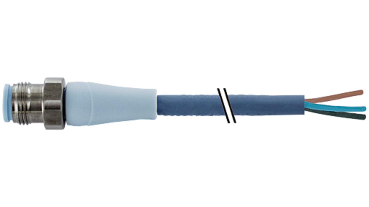 Cable de conexión Murrelektronik Limited, con. A M12 Hembra, 4 polos, con. B Sin terminación, long. 5m, 30, 250 V., 4