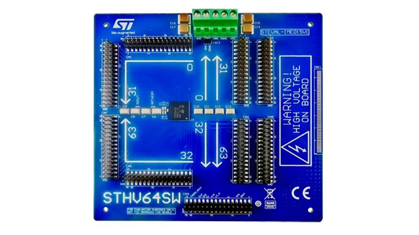 Interruptor de potencia inteligente STHV64SW, High Voltage 0 → 200 V, -200 → 0 V, ±100 V ±3A BGA 196 pines