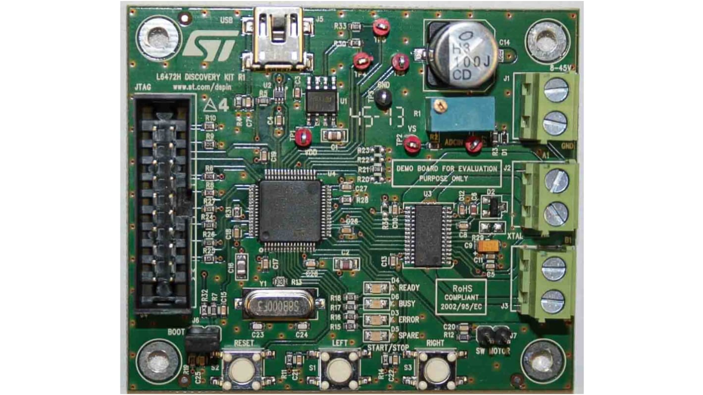 STMicroelectronics Development Tool for L6472 for MCU and the L6472 Stepper Motor Driver