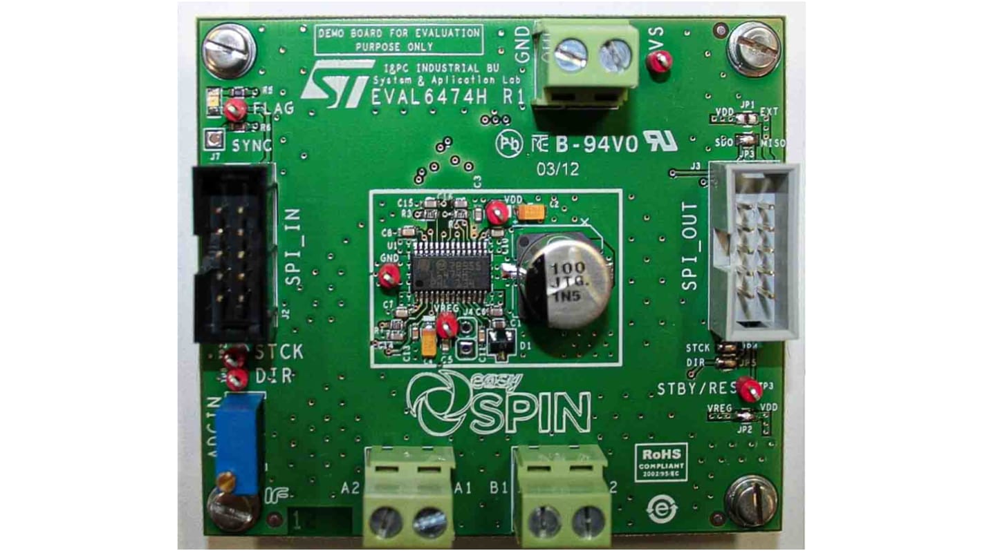 Scheda di valutazione per Azionamento motore passo-passo Demonstration Board L6474