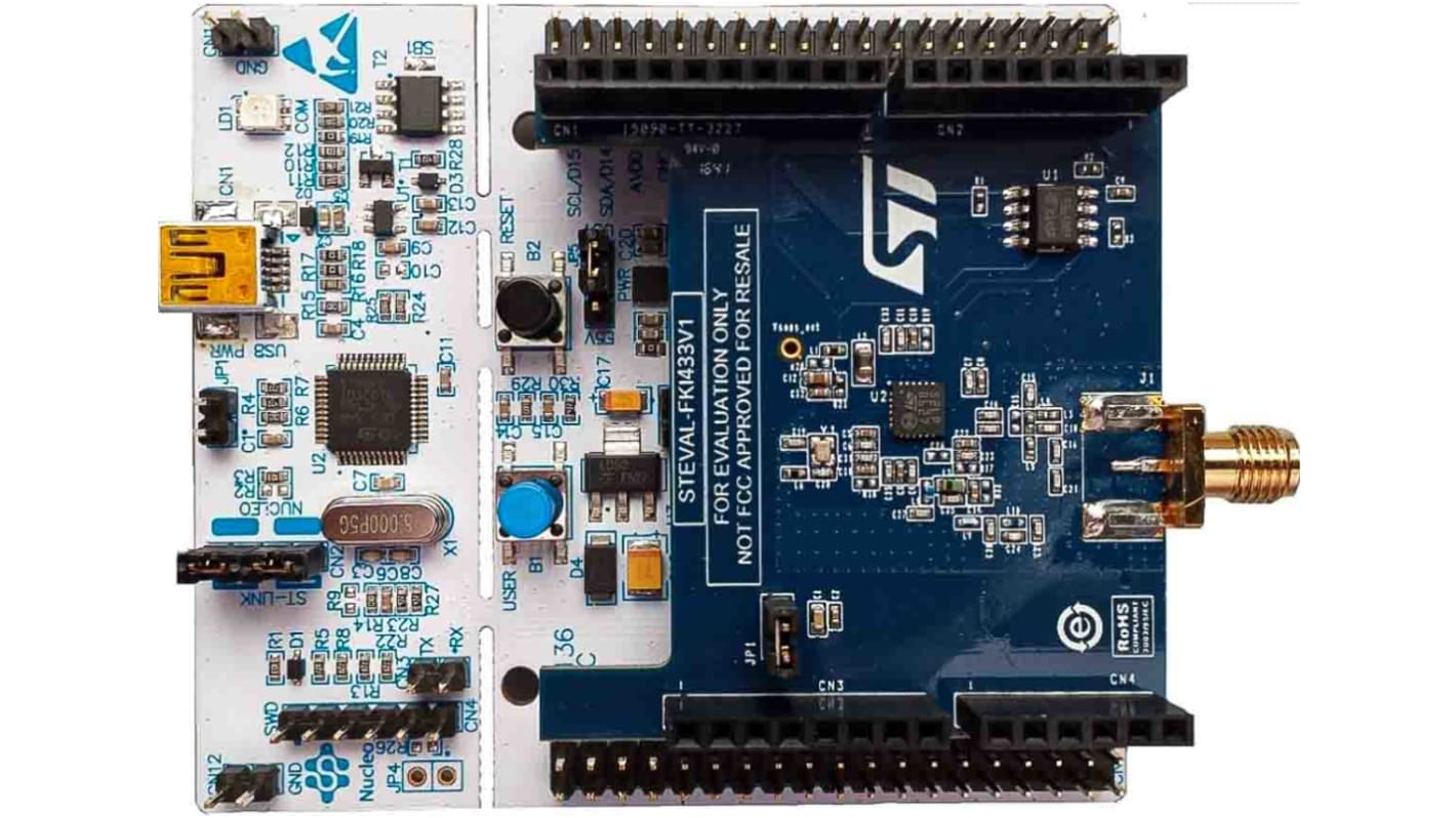 STMicroelectronics STEVAL-FKI433V1 Evaluation Board FKI433V1 Development Kit for ISM Bands, Wireless M-Bus