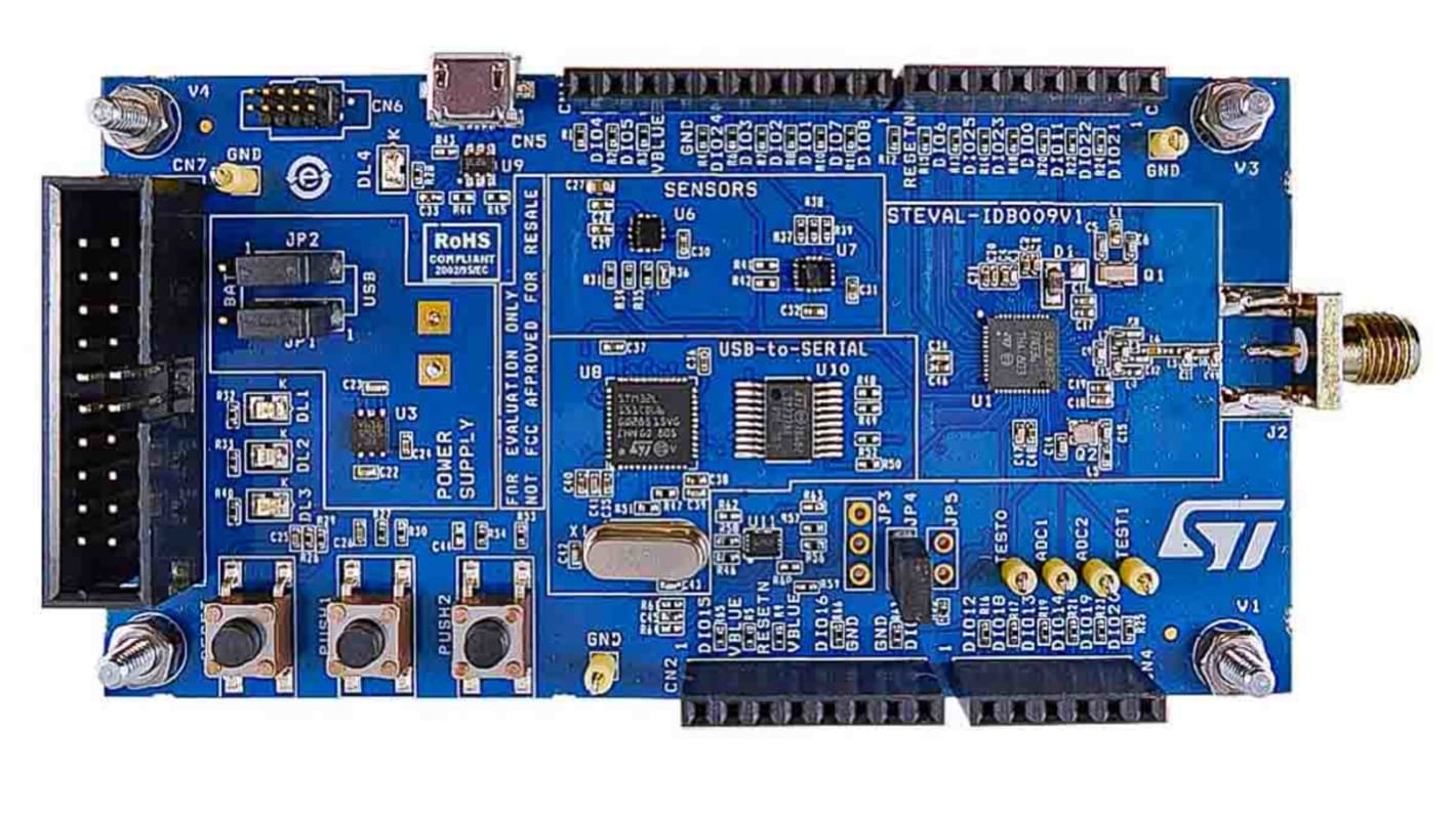 STMicroelectronics Evaluation Platform IDB009V1 Evaluation Board STEVAL-IDB009V1