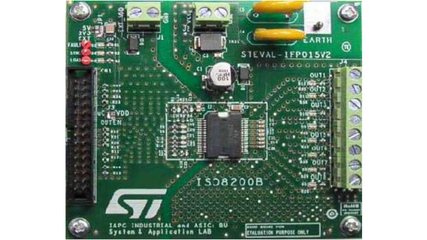 Zestaw badawczo-rozwojowy – zarządzanie zasilaniem STMicroelectronics Płytka ewaluacyjna Sterownik strony wysokiej