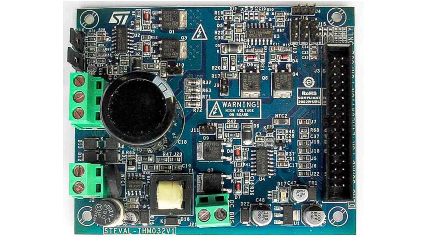 Carte d'évaluation Commande de vecteur sinusoïdal à base de 1 shunt, commande d'échelle trapézoïdale L639x, STGD3HF60HD