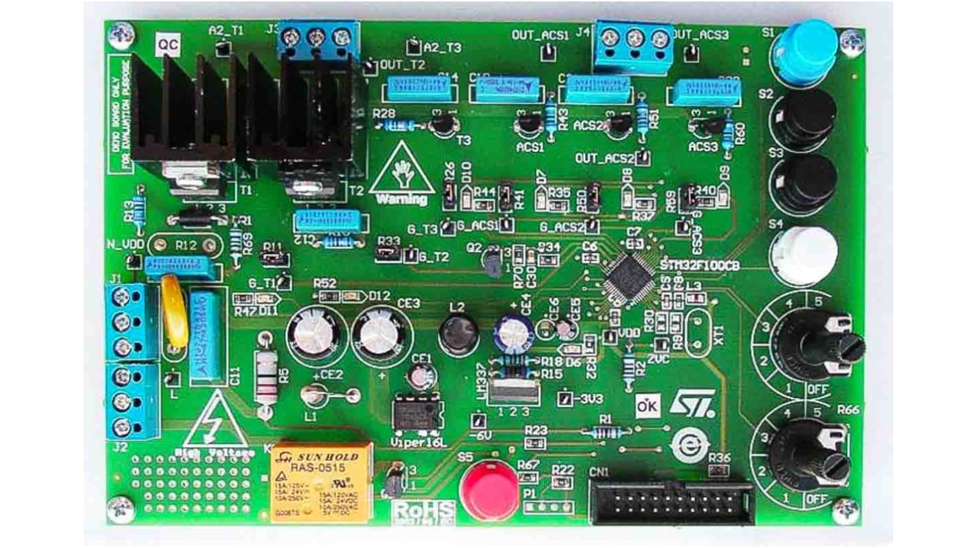 Carte d'évaluation Applications d'appareils ménagers STM32F100