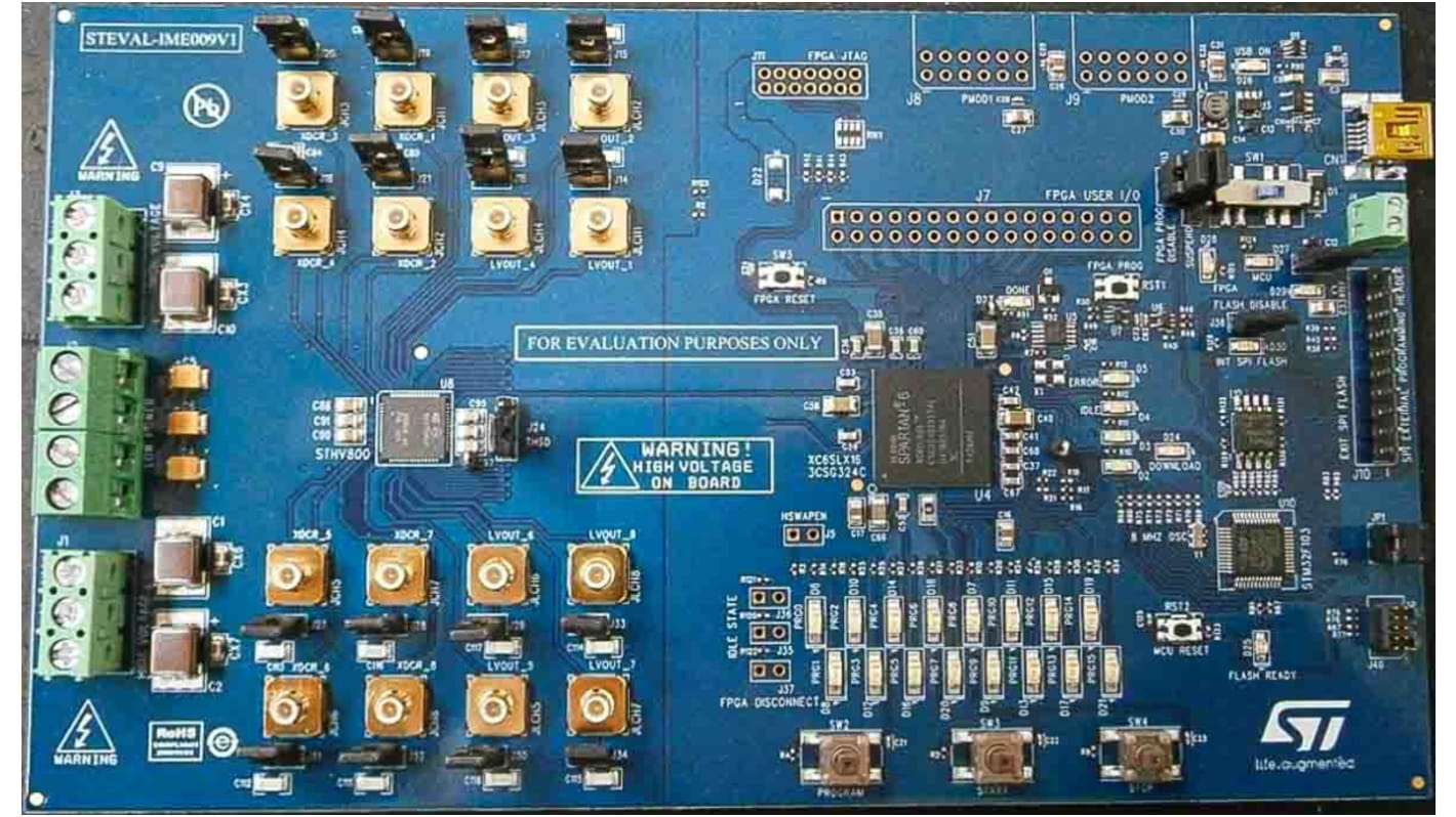 STMicroelectronics Evaluation Board for STHV80 Ultrasound Imaging Application