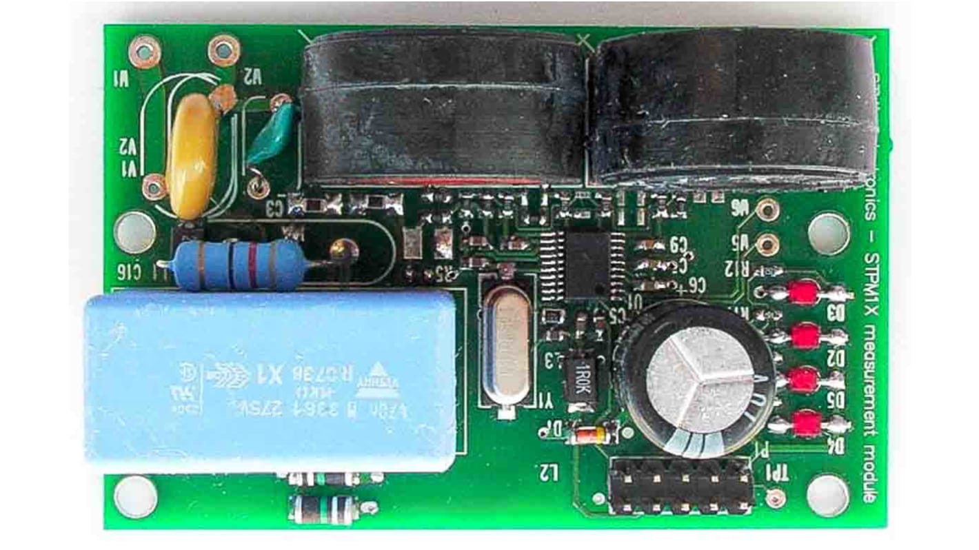 Scheda di valutazione per Misuratore Monofase Basato Su Microprocessore Demonstration Board STPM10