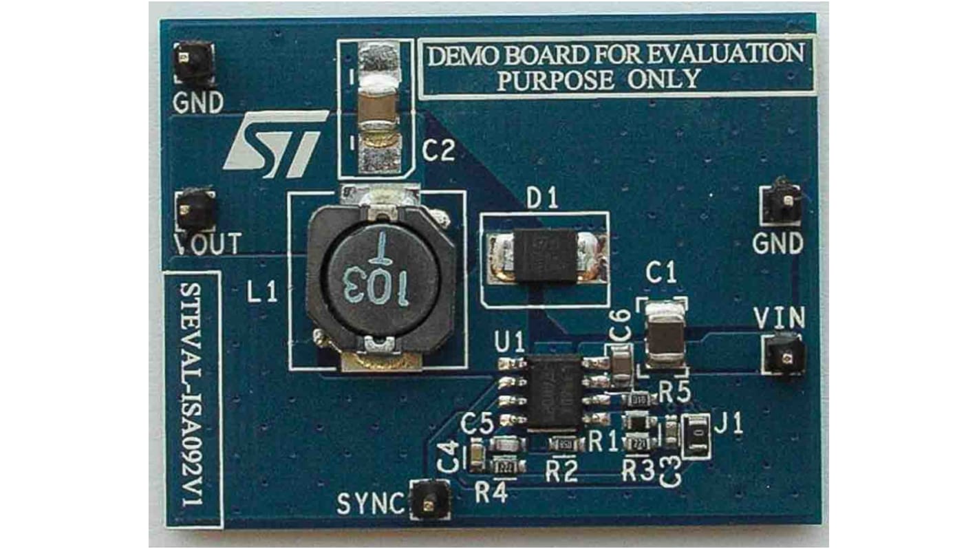 STMicroelectronics Demonstration Board for L7980 for Step-Down Switching Regulator