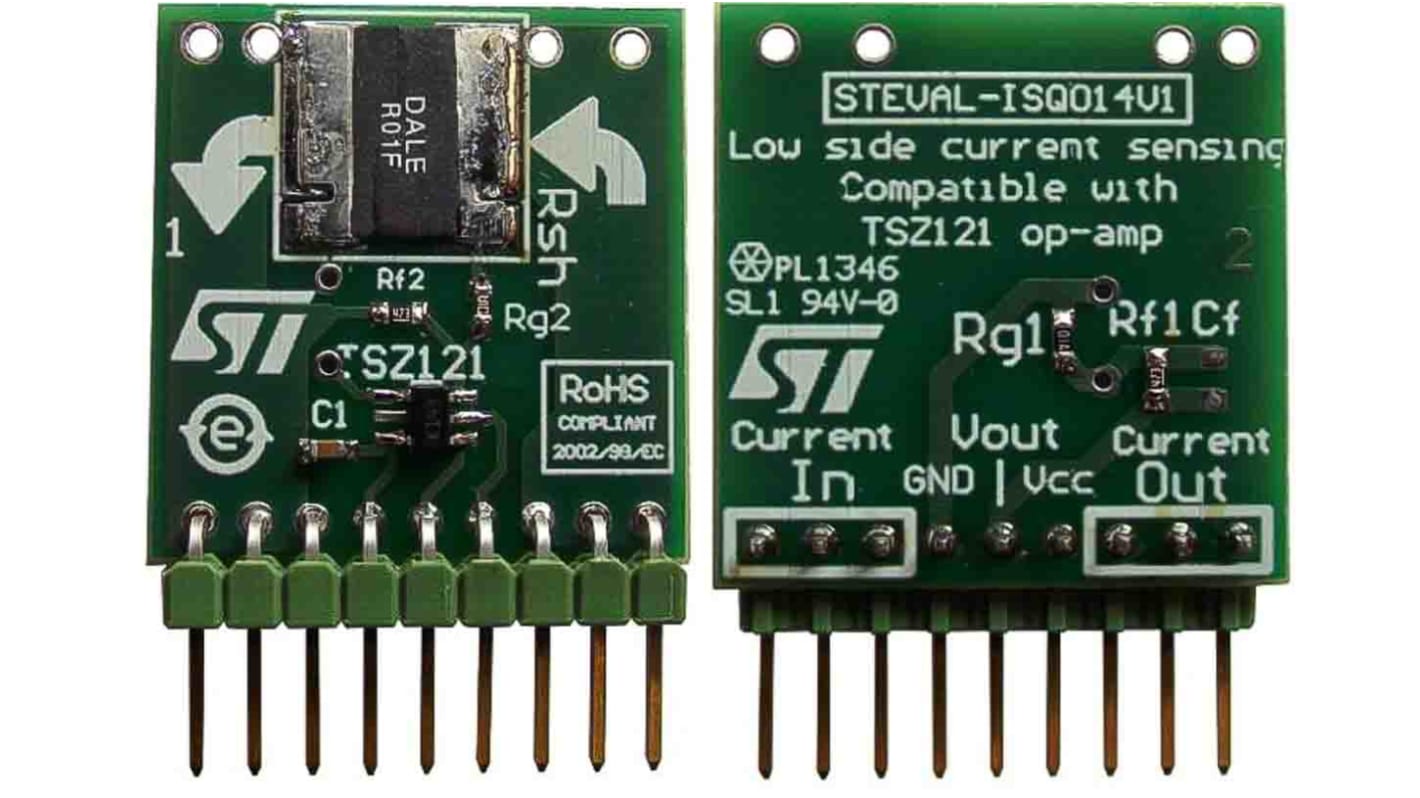 STMicroelectronics Evaluation Board for TSZ121 for Low-Side Current Sensing