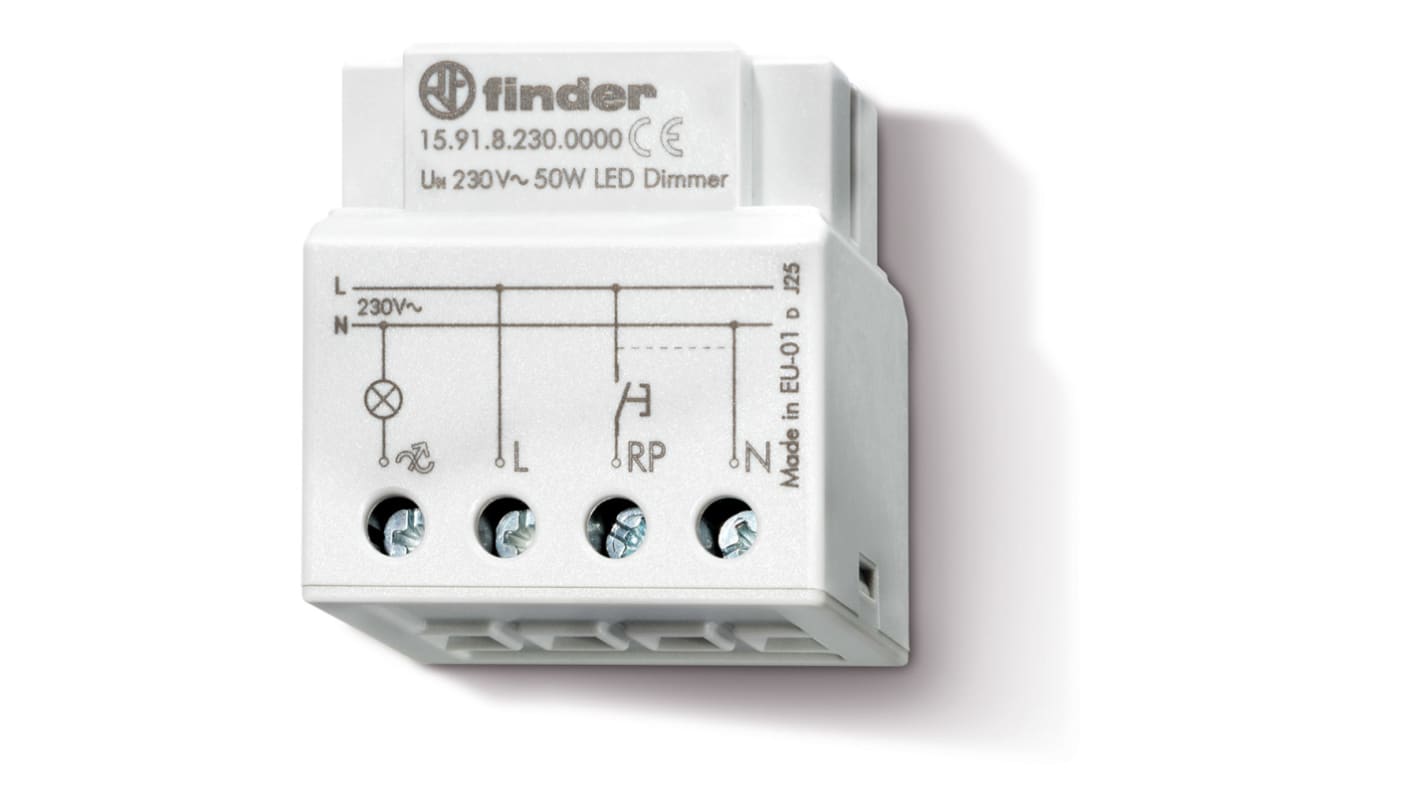 Interruttore crepuscolare Finder, 1 N/A, 230 V c.a.