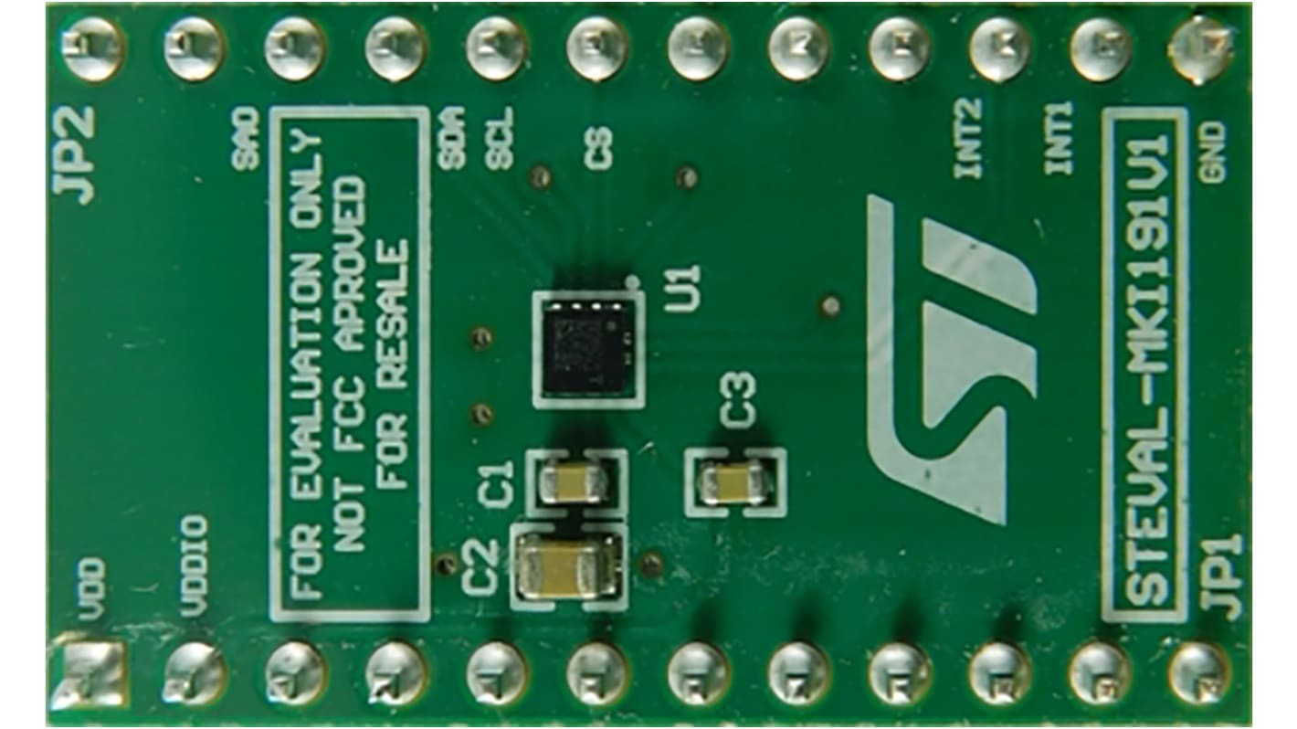 Placa de adaptador STMicroelectronics IIS2DLPC Adapter Board for a Standard DIL24 Socket - STEVAL-MKI191V1, para usar