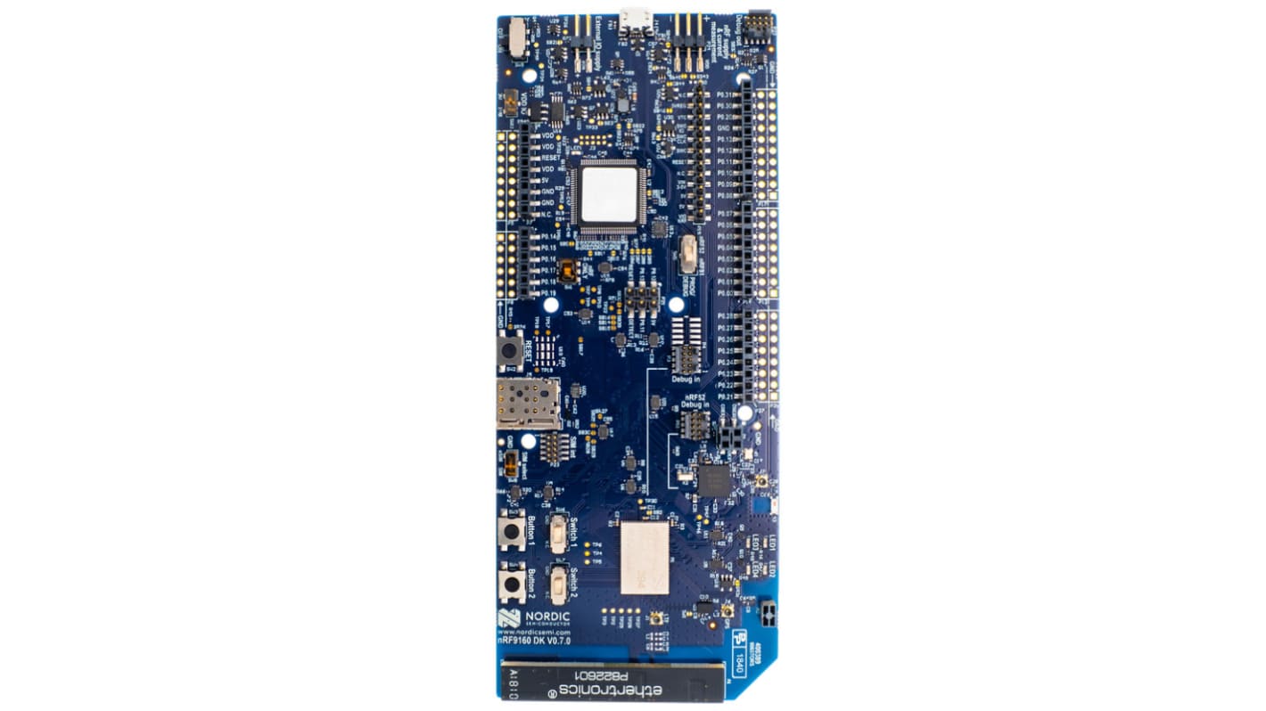 Kit de desarrollo Nordic Semiconductor nRF9160-DK, frecuencia 2.4GHz