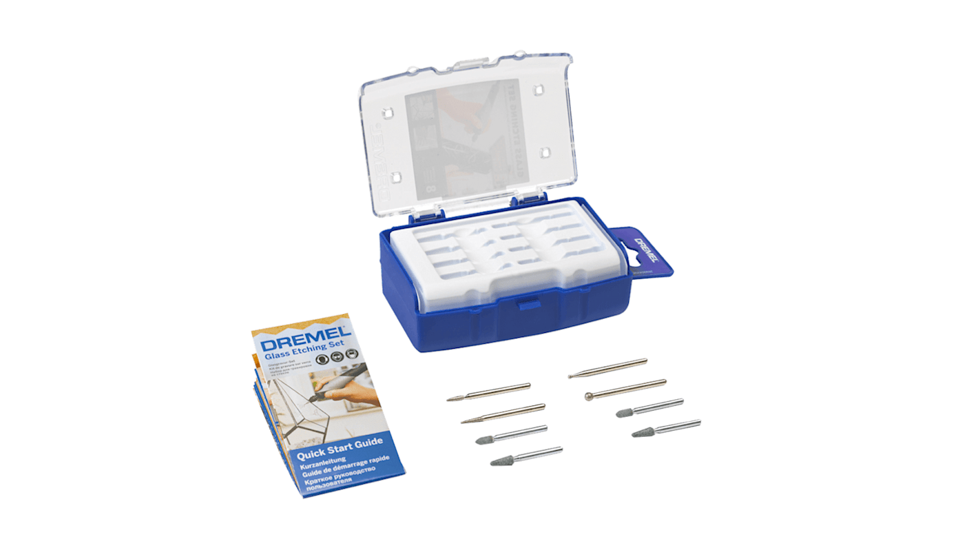 Dremel Glasgravur-Set für Dremel Werkzeuge, 8 Stück