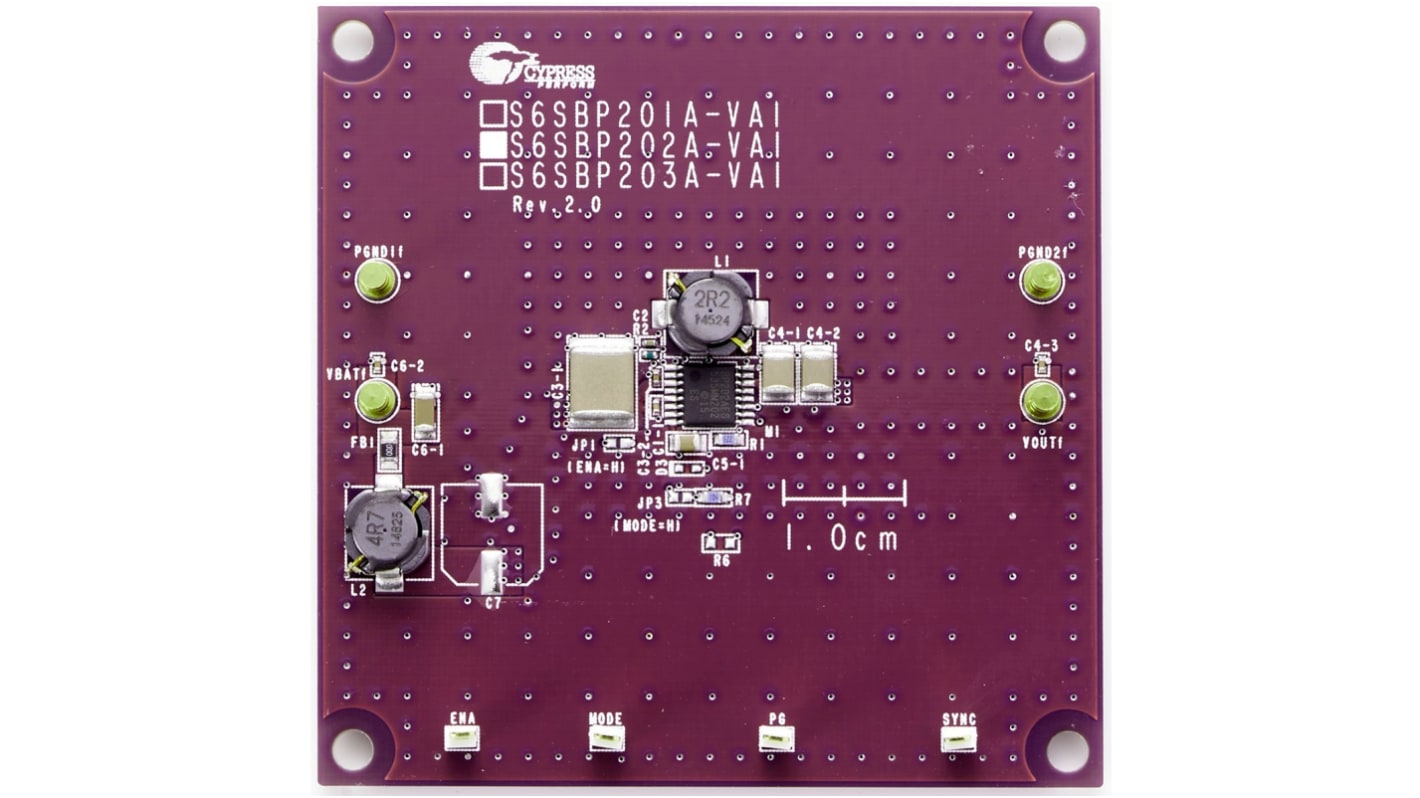 Infineon S6SBP202A1FVA1001 Evaluation Kit til S6BP202A1F til Primær Motorblok