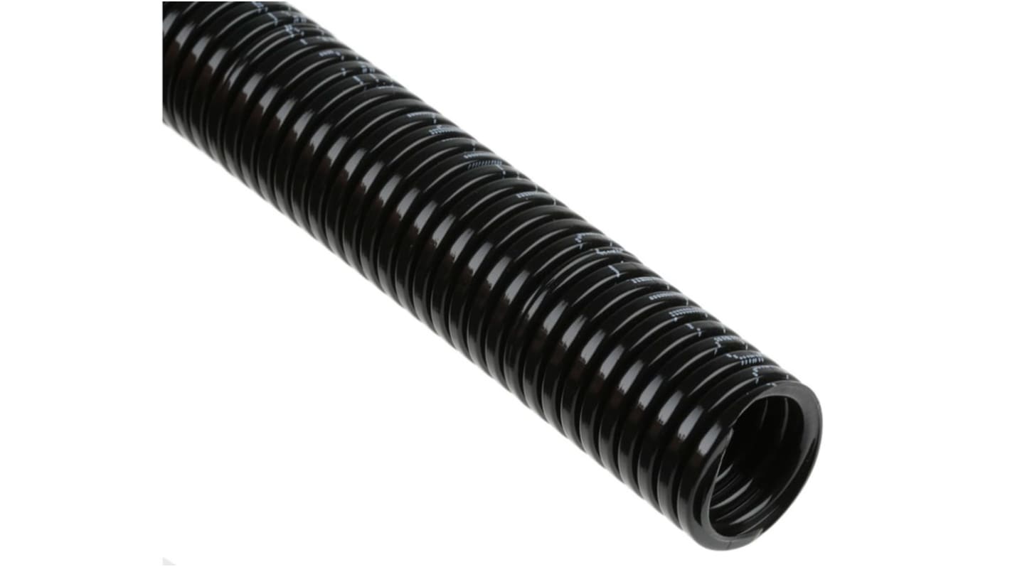 Adaptaflex PF Leerrohr Polyamid, Ø 21mm nom. flexibel, Schwarz A ø 21.2mm I ø 16.6mm x 10m , mit IP-Schutzklasse