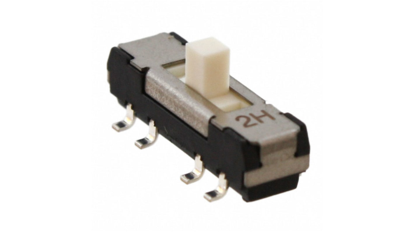 Przełącznik suwakowy, DP3T, SMD, 12V, 200 ma, -40 → +85°C, Copal Electronics