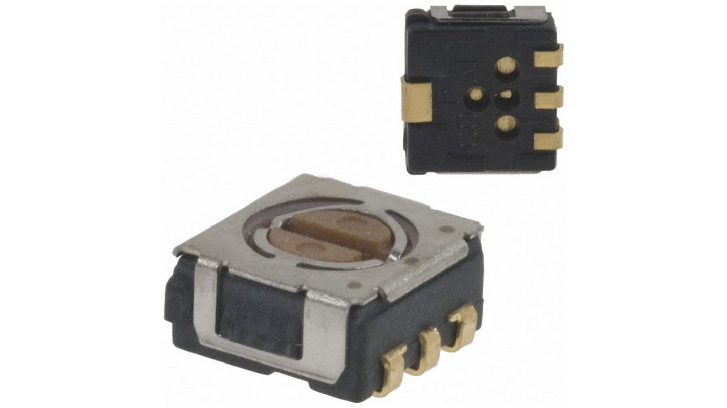 Nidec Components 3 Way Surface Mount Rotary Switch, Rotary Actuator