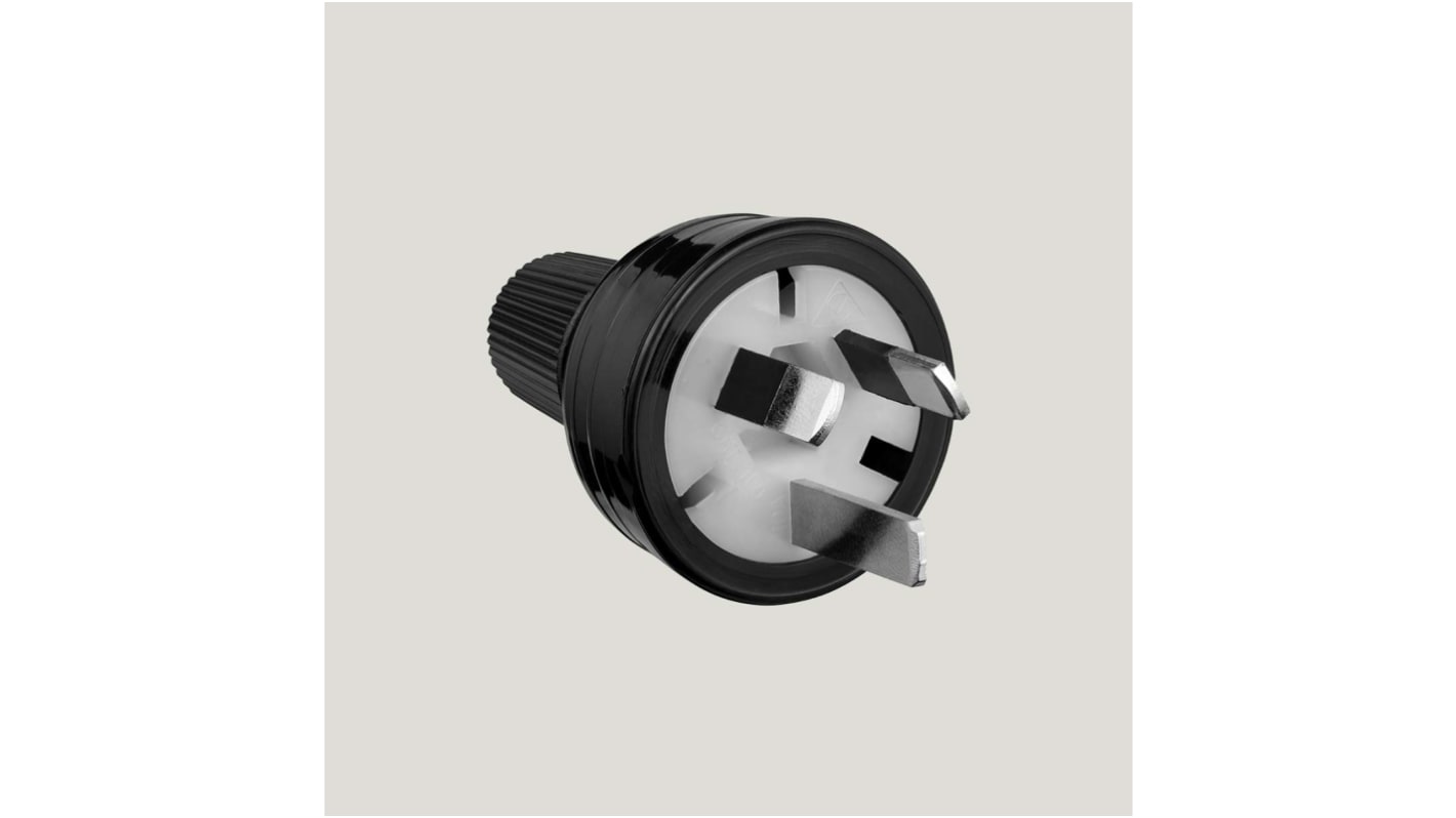 HPM Australia Mains Plug, 10A, 250 V