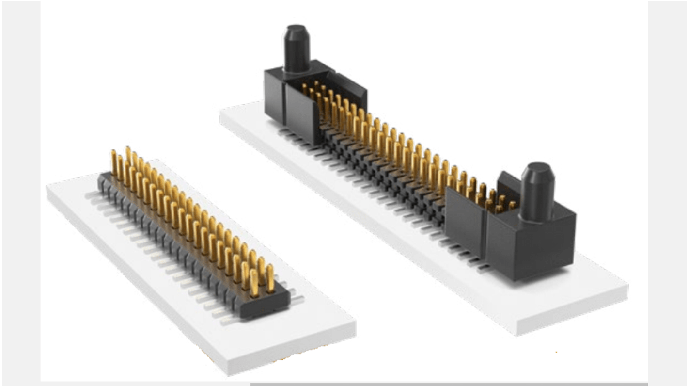 Embase à broches Samtec, FTMH, 14 pôles , 1.0mm, 2 rangées , Droit