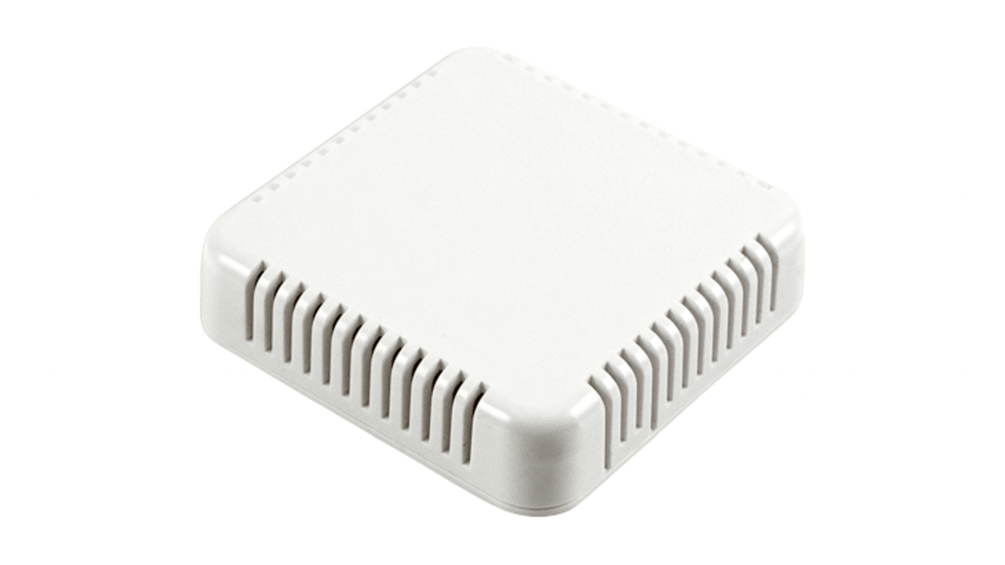 Caja Hammond de ABS Blanco, 80 x 80 x 20mm, IP30