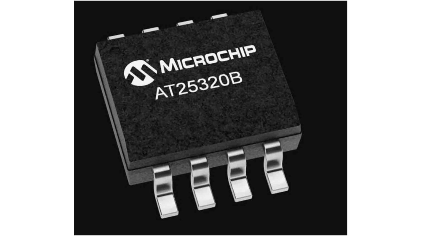 Puce mémoire EEPROM, AT25320B-SSHL-B, 32Kbit, Série-Microwire SOIC-8, 8 broches, 8bit