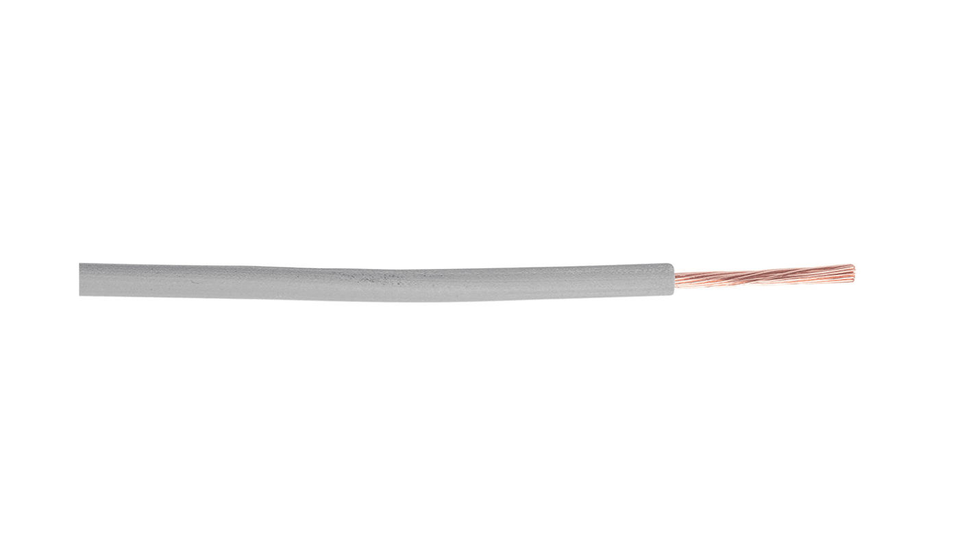 RS PRO Einzeladerleitung 2,5 mm², 14 AWG 100m Grau PVC isoliert