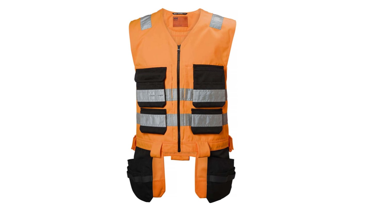 Helly Hansen Orange High Visibility Hi Vis Vest, M