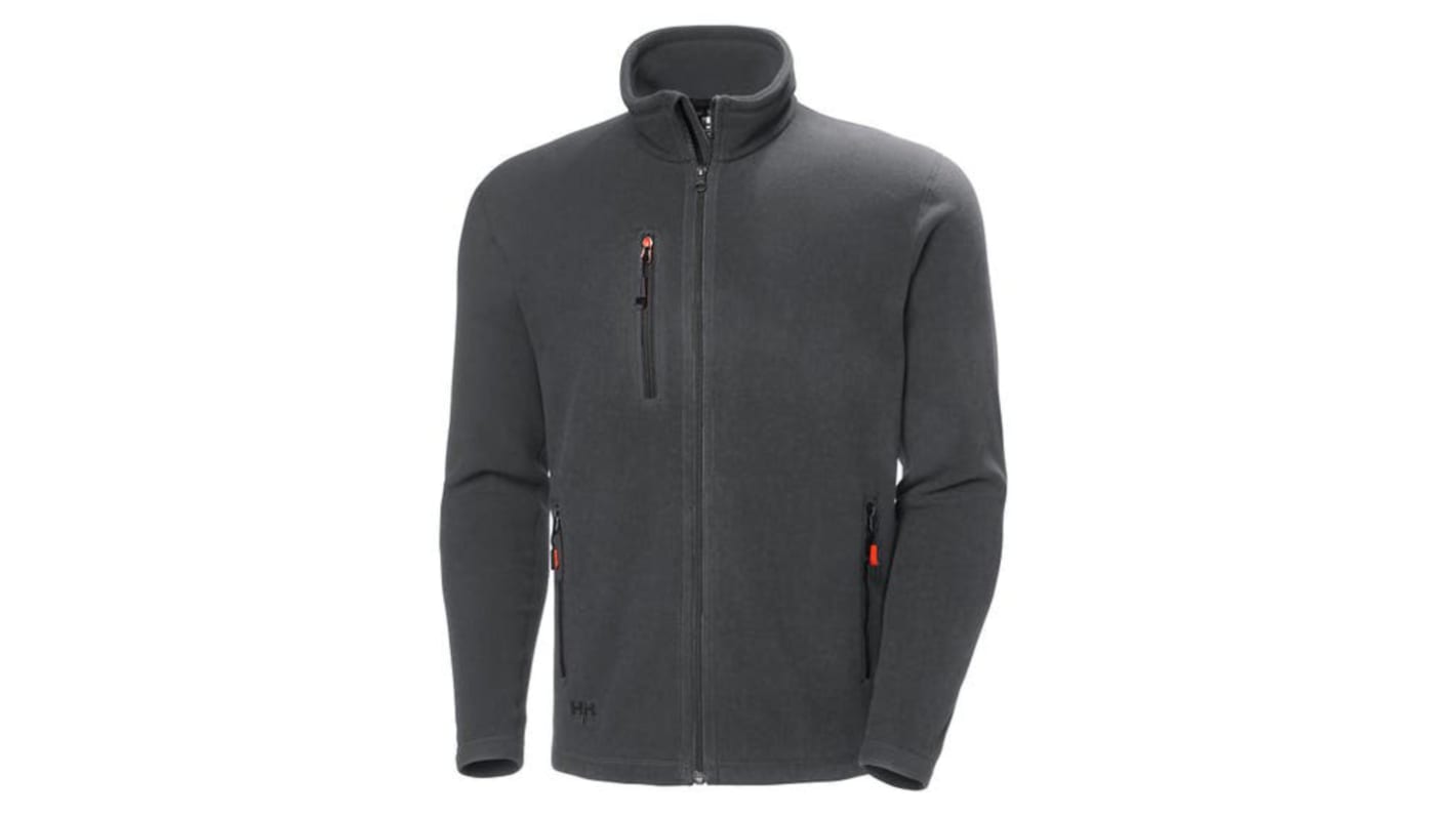 Helly Hansen Oxford Unisex Fleece-Jacke Grau, Größe M