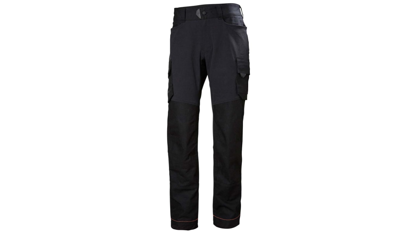 Helly Hansen Chelsea Evolution Black Durable Work Trousers 40in, XL Waist