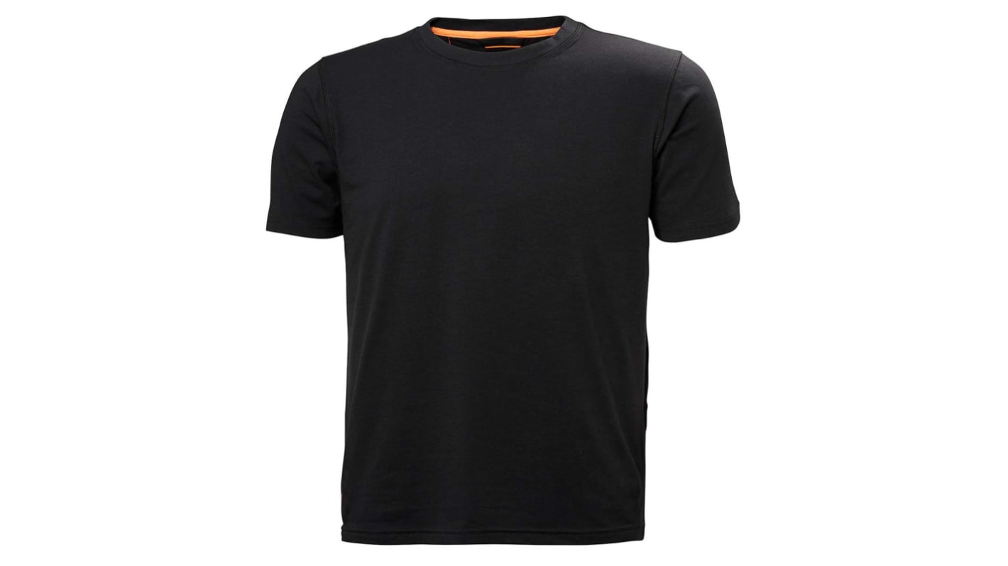 Helly Hansen Chelsea Evolution Herren T-Shirt, Baumwolle Schwarz, Größe L