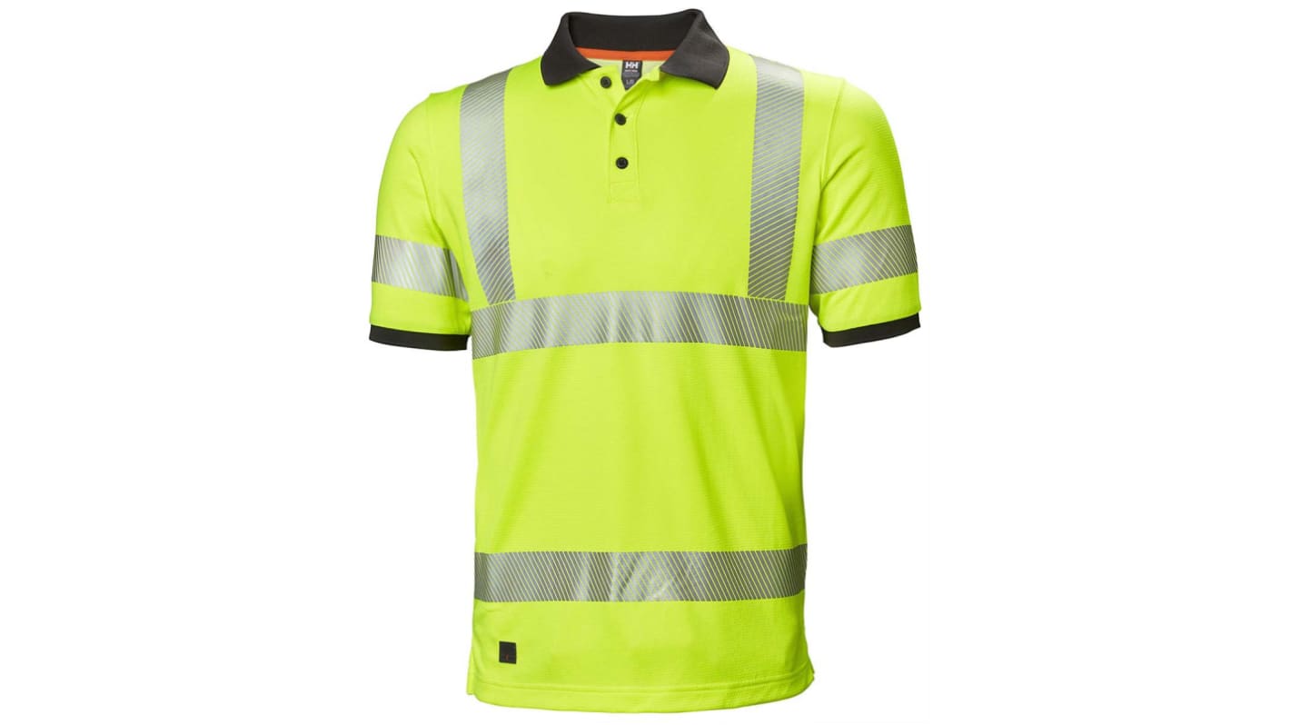 Polo alta visibilità Colore giallo a maniche corte Helly Hansen HH Lifa Active, S unisex