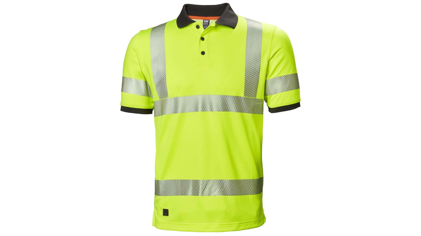 Polo alta visibilità Colore giallo a maniche corte Helly Hansen HH Lifa Active, XL unisex