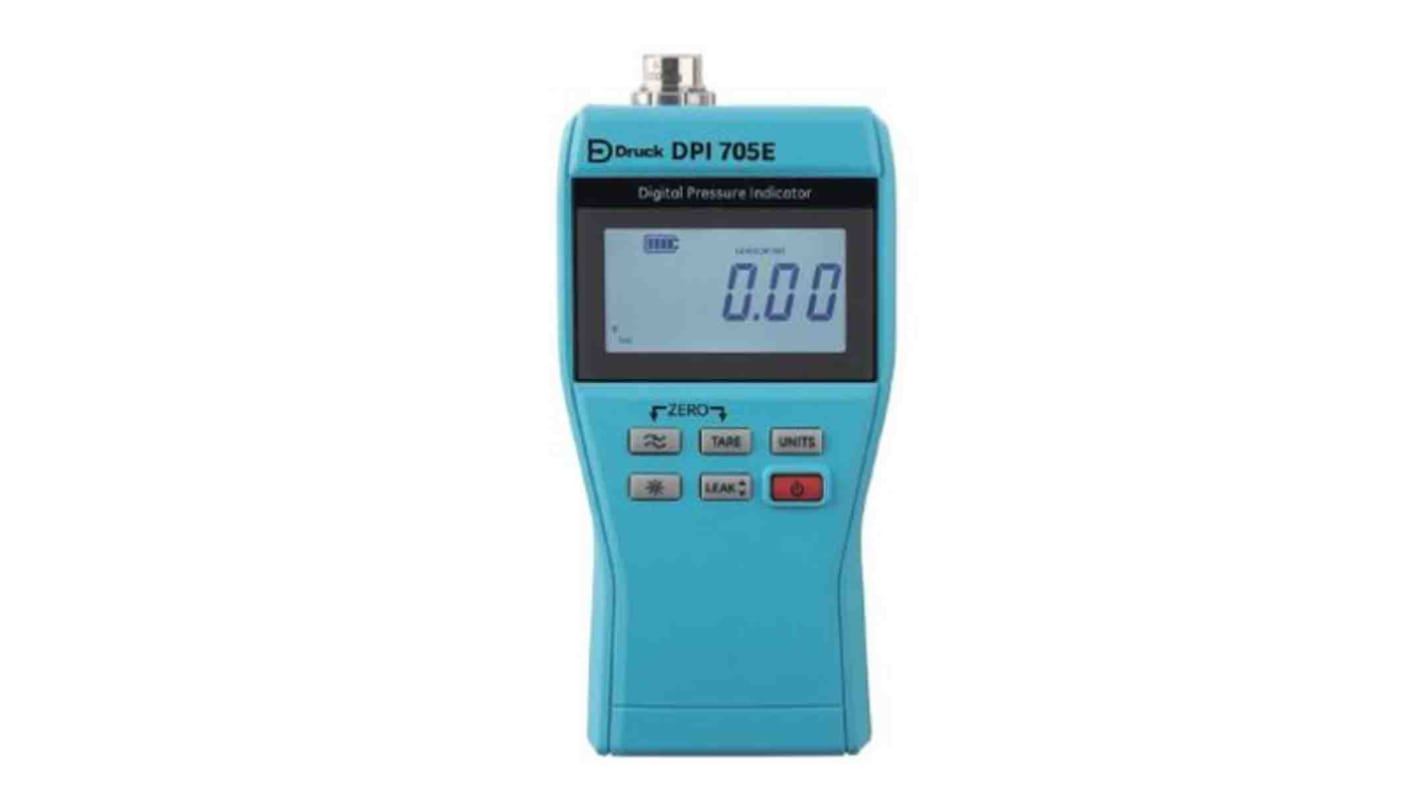 Manómetro Relativo Druck DPI705E, calibrado RS, presión de 0bar → 0.2bar